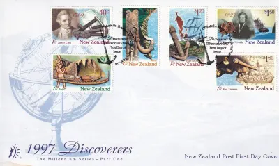 New Zealand 1997 Discoveries Set. FDC New Zealand 1997 Discoveries Set. FDC