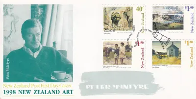 New Zealand 1998 Peter McIntyre, FDC New Zealand 1998 Peter McIntyre, FDC