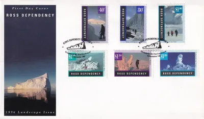 New Zealand 1996 Dependency - Antarctic Landscapes. FDC New Zealand 1996 Dependency - Antarctic Landscapes. FDC
