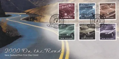 New Zealand 2000 On the Road. FDC New Zealand 2000 On the Road. FDC