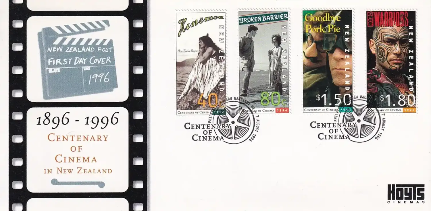 New Zealand 1996 Centenary of Cinema. FDC New Zealand 1996 Centenary of Cinema. FDC