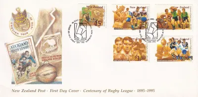 New Zealand 1995 Rugby. FDC New Zealand 1995 Rugby. FDC