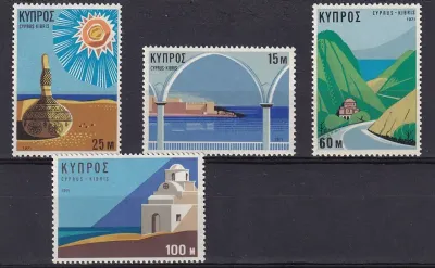 Cyprus Greek 1971 Tourism-MNH(**) Cyprus Greek 1971 Tourism-MNH(**)