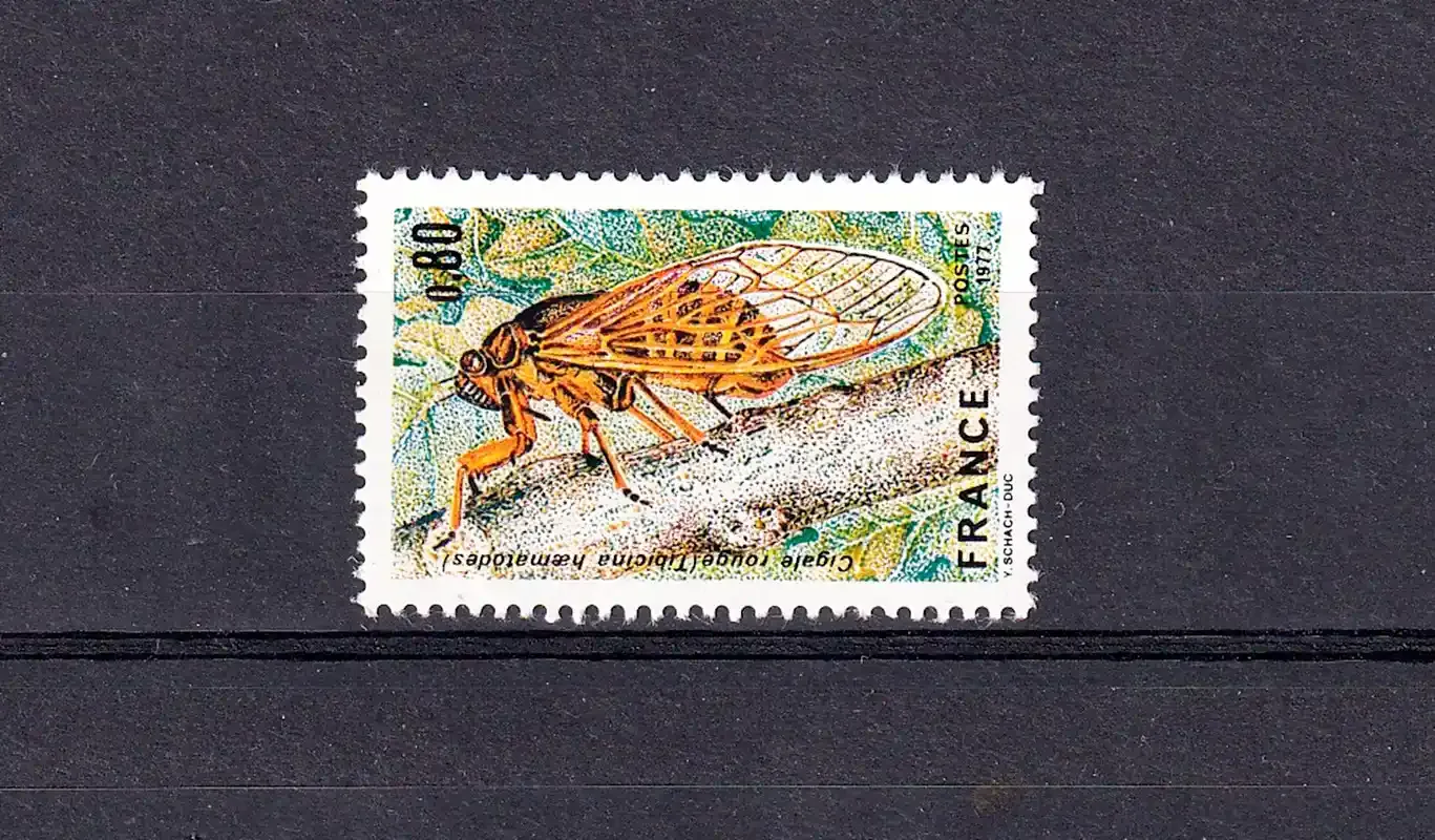 France 1977 Nature Conservation, Insects-MNH (**)