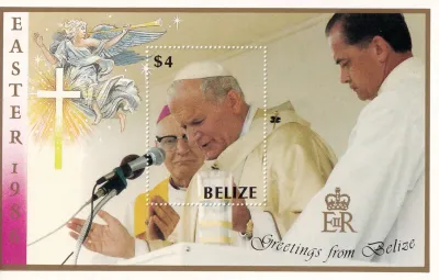 Belize 1986 Easter - Pope John Paul II. MNH (**) Belize 1986 Easter - Pope John Paul II. MNH (**)