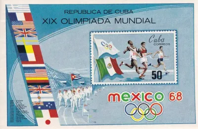 Cuba 1968 Olympic Games - Mexico City, Mexico (ss/1v)-MNH (**)