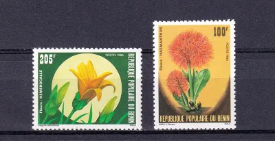 Benin 1986 Flowers. MNH(**)