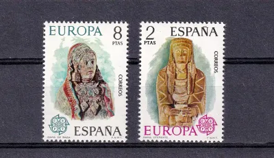 Spain 1974 EUROPA Stamps - Sculptures (2v)-MNH (**) Spain 1974 EUROPA Stamps - Sculptures (2v)-MNH (**)