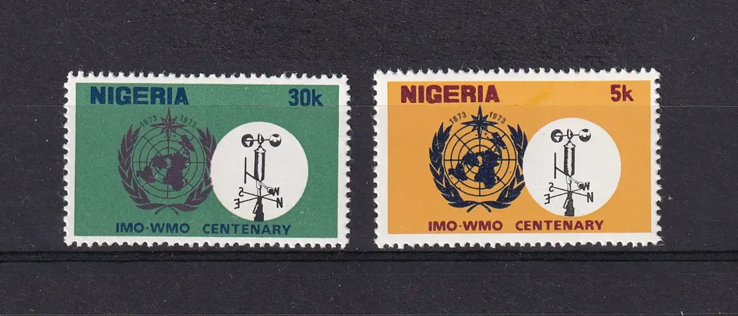 Nigeria 1973 The 100th Anniv of World Meteorological Organization. MNH(**) Nigeria 1973 The 100th Anniv of World Meteorological Organization. MNH(**)