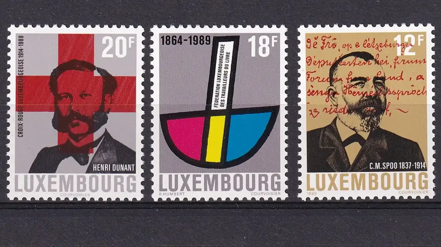 Luxembourg 1989 Anniversaries. MNH(**) Luxembourg 1989 Anniversaries. MNH(**)