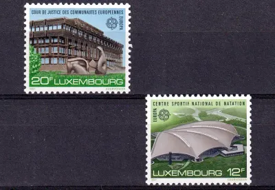 Luxembourg 1987 EUROPA Stamps - Modern Architecture MNH(**) Luxembourg 1987 EUROPA Stamps - Modern Architecture MNH(**)