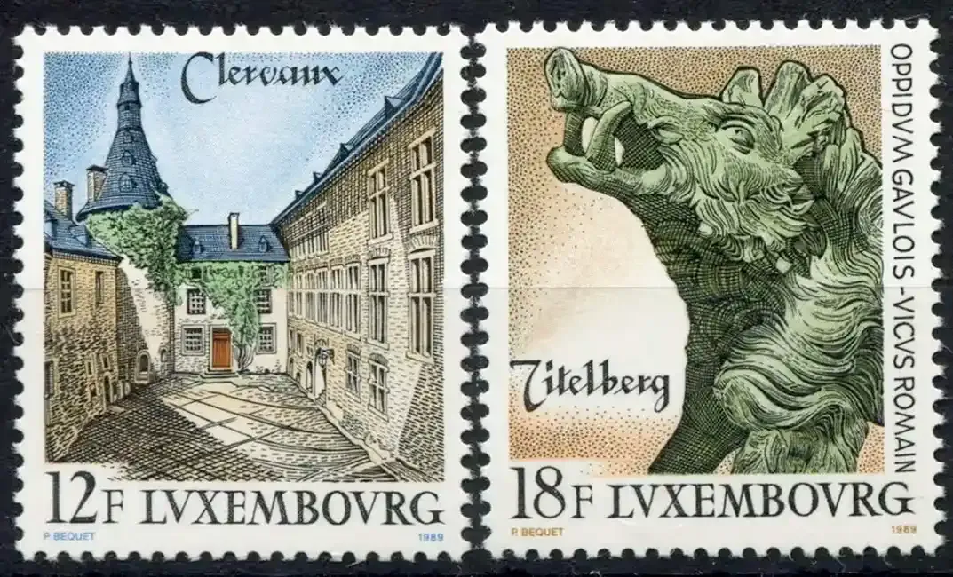 Luxembourg 1989 Tourism. MNH(**) Luxembourg 1989 Tourism. MNH(**)