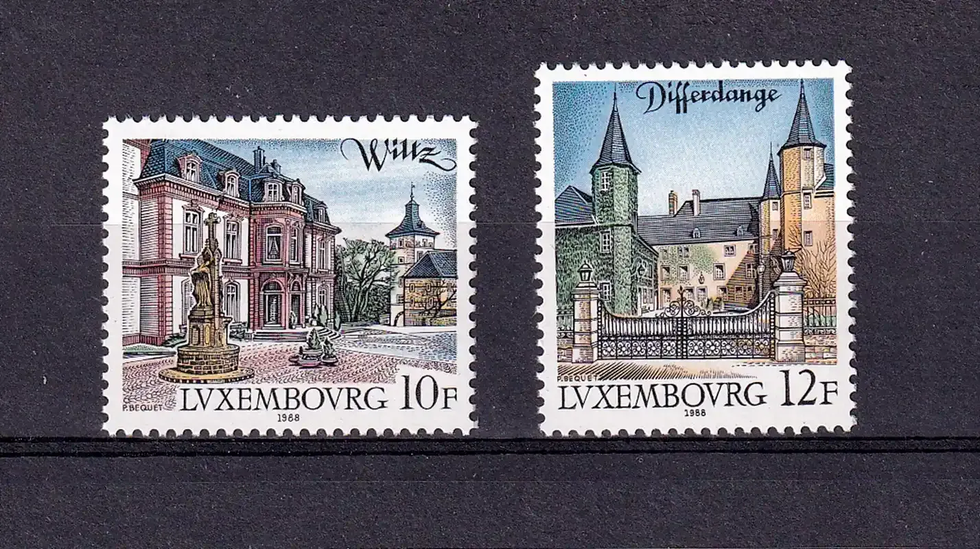 Luxembourg 1988 Tourism. MNH(**) Luxembourg 1988 Tourism. MNH(**)