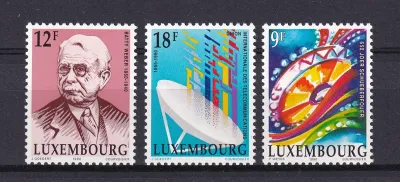 Luxembourg 1990 Anniversaries, Telecommunication. MNH(**) Luxembourg 1990 Anniversaries, Telecommunication. MNH(**)