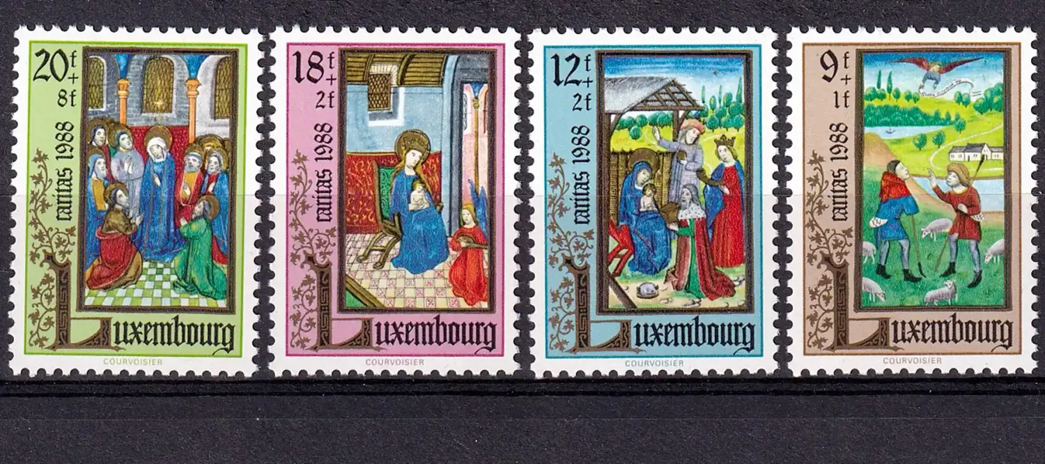 Luxembourg 1988 Book of Hours - Caritas Issue "charity". MNH(**)