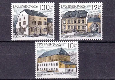 Luxembourg 1987 Rural Architecture MNH(**) Luxembourg 1987 Rural Architecture MNH(**)