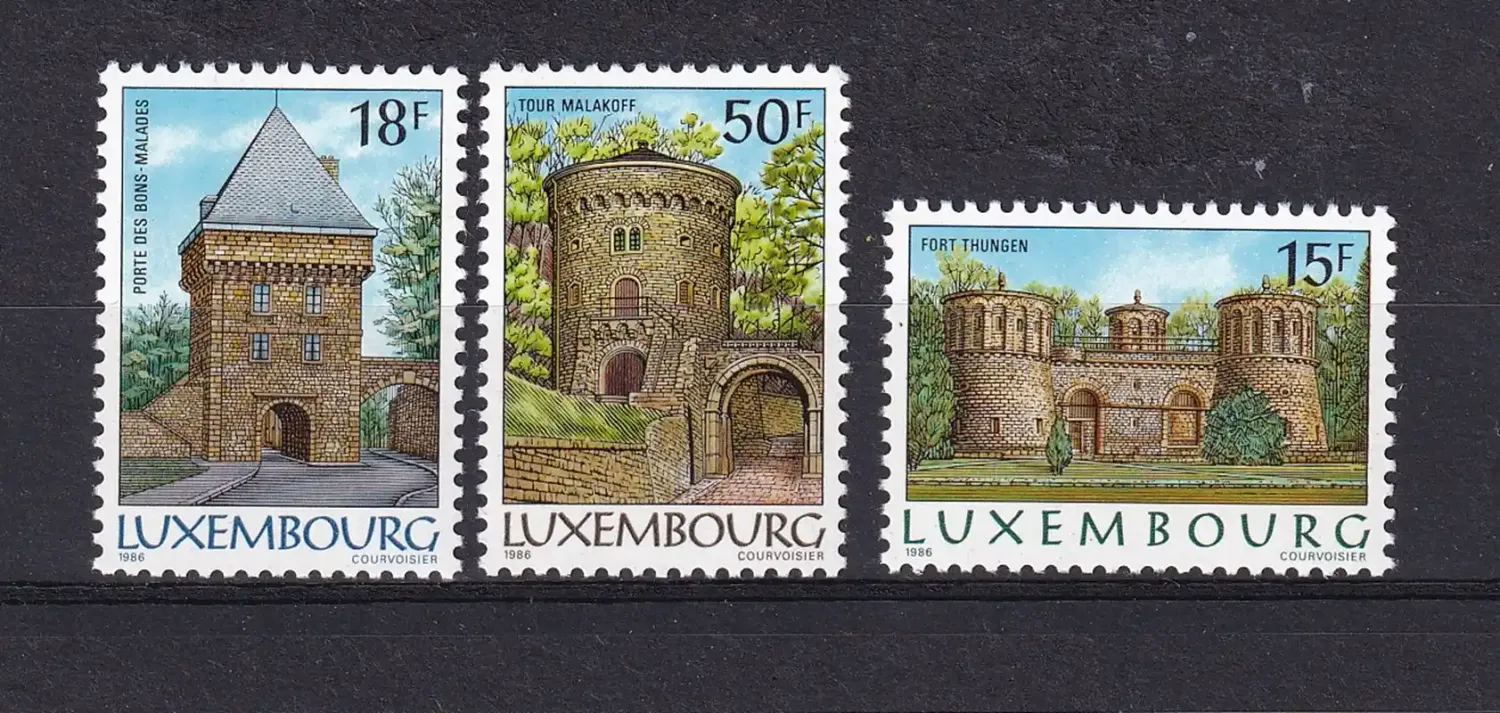 Luxembourg 1986 Luxembourg Fortress. MNH(**) Luxembourg 1986 Luxembourg Fortress. MNH(**)