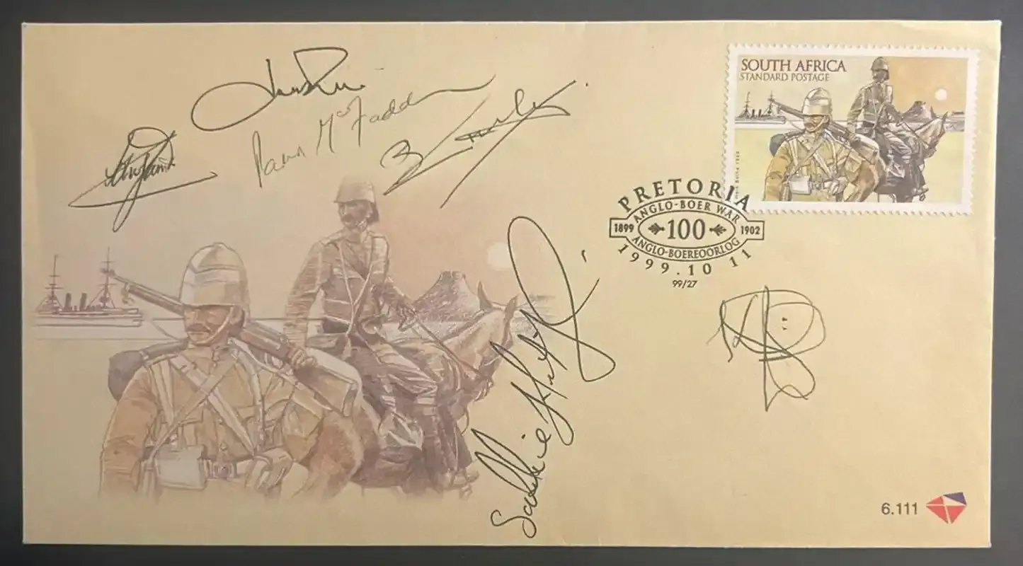 South Africa 1999 Boer War signed FDC