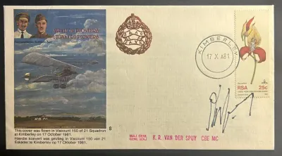 South Africa 1981 Air Force airpost signed FDC South Africa 1981 Air Force airpost signed FDC