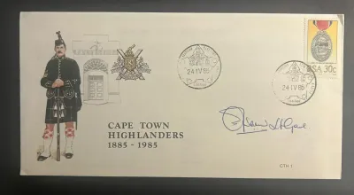 South Africa 1988 Cape Town Highlanders FDC signed South Africa 1988 Cape Town Highlanders FDC signed