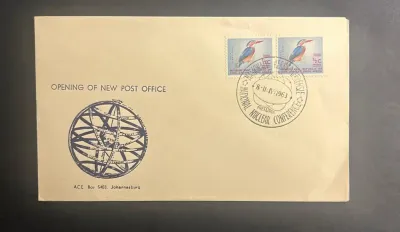 South Africa 1963 National Nuclear Conference Postal Cancel South Africa 1963 National Nuclear Conference Postal Cancel