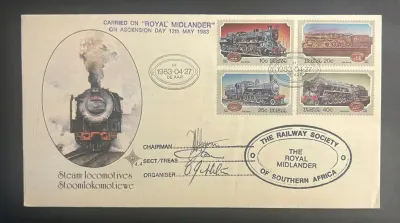 South Africa 1982 Railways FDC signed South Africa 1982 Railways FDC signed