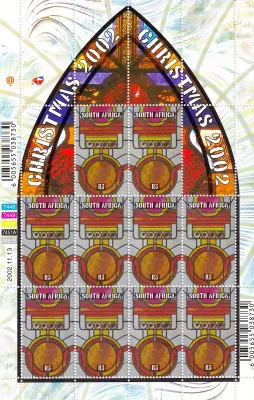 South Africa 2002 Christmas. Set of 2 x (ss/10v). MNH(**)