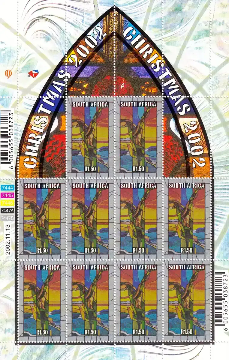 South Africa 2002 Christmas. Set of 2 x (ss/10v). MNH(**) South Africa 2002 Christmas. Set of 2 x (ss/10v). MNH(**)