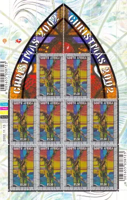 South Africa 2002 Christmas. Set of 2 x (ss/10v). MNH(**) South Africa 2002 Christmas. Set of 2 x (ss/10v). MNH(**)