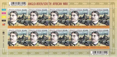 South Africa 2001 The 100th Anniv of the Anglo-Boer War - Angels of Mercy. 2 x (ss/10v). MNH(**) South Africa 2001 The 100th Anniv of the Anglo-Boer War - Angels of Mercy. 2 x (ss/10v). MNH(**)