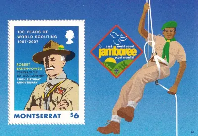 Montserrat 2007 The 100th Anniv of World Scouting. (ss/1v). MNH(**)