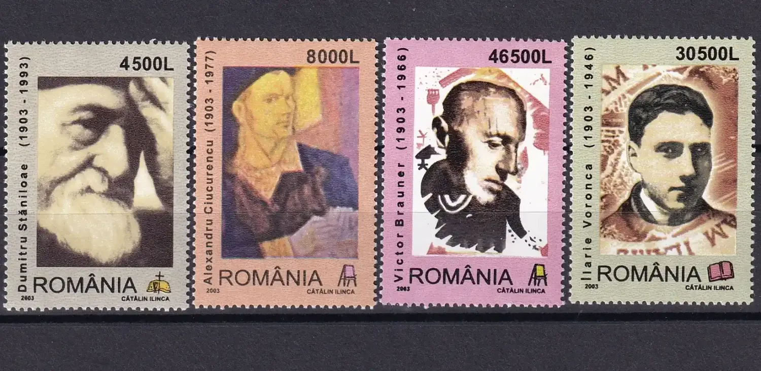 Romania 2003 Anniversaries, Painters. (4v) MNH(**) Romania 2003 Anniversaries, Painters. (4v) MNH(**)