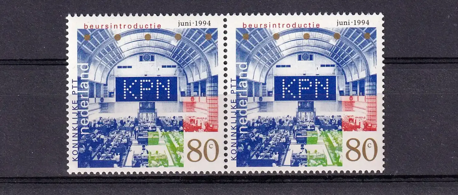 Netherlands 1994 Stock Exchange Quotation of the Dutch Postal Service. MNH(**) Netherlands 1994 Stock Exchange Quotation of the Dutch Postal Service. MNH(**)