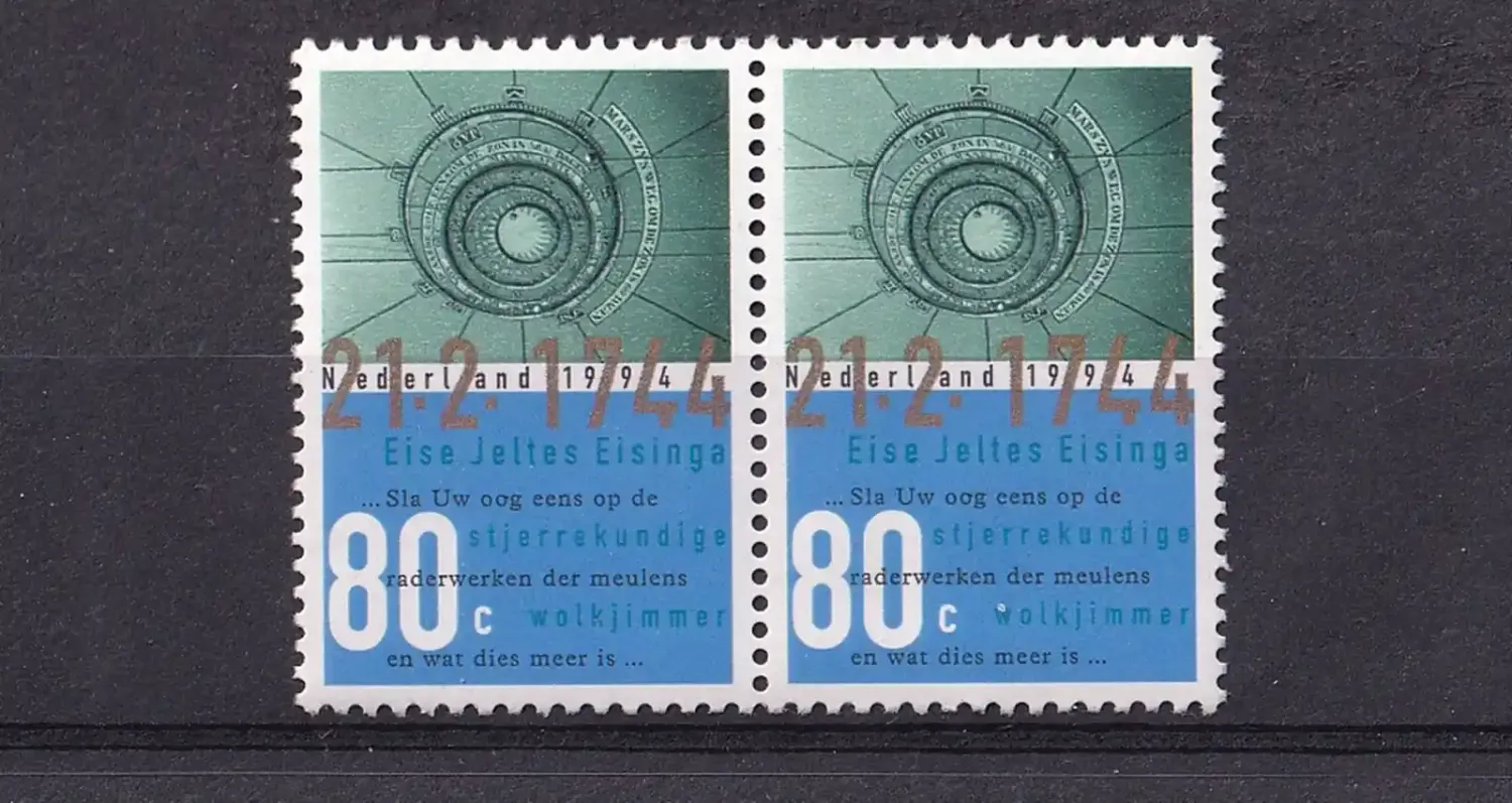 Netherlands 1994 The 250th Anniv of the Birth of Eise Eisinga. MNH(**) Netherlands 1994 The 250th Anniv of the Birth of Eise Eisinga. MNH(**)