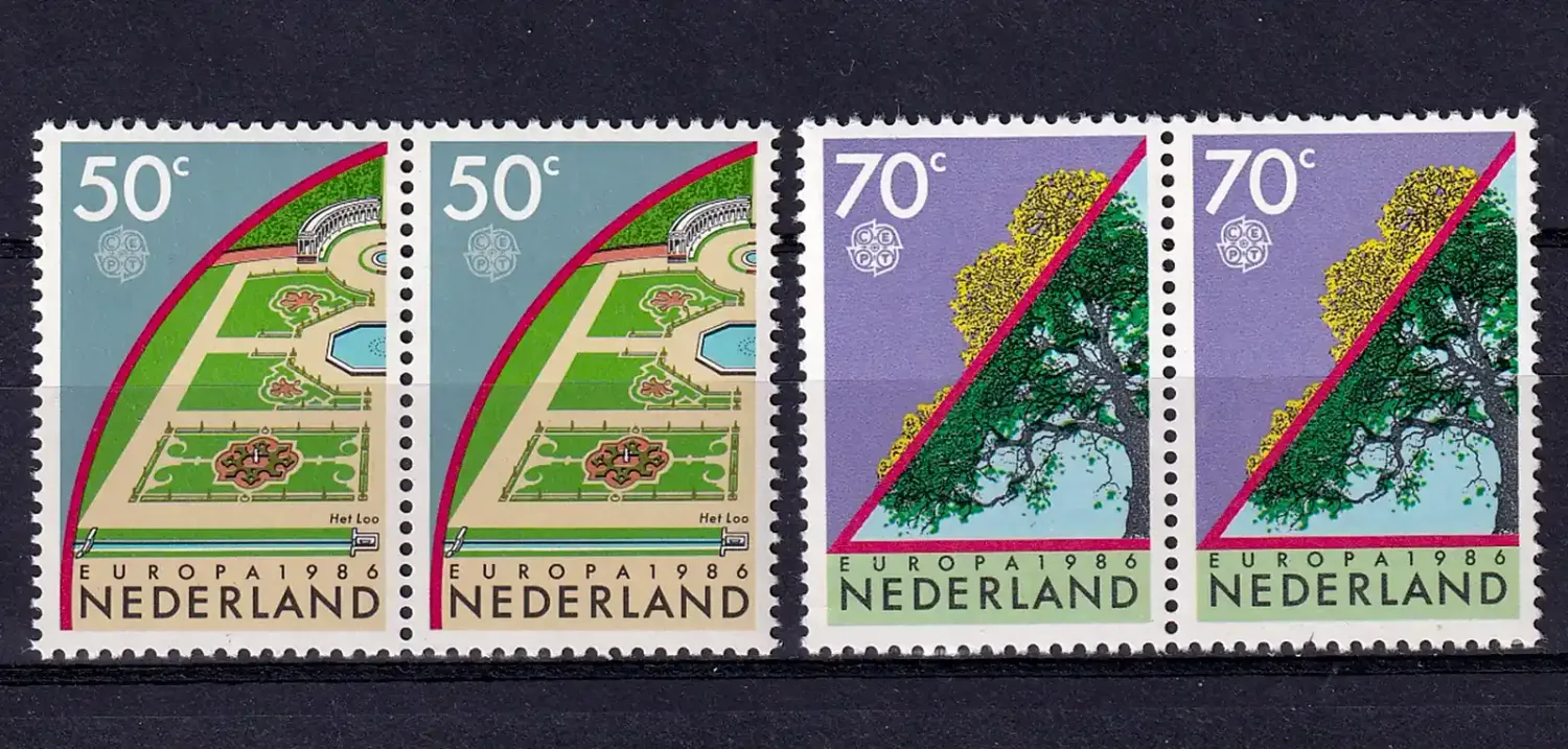Netherlands 1986 EUROPA Stamps - Nature Conservation MNH(**) Netherlands 1986 EUROPA Stamps - Nature Conservation MNH(**)