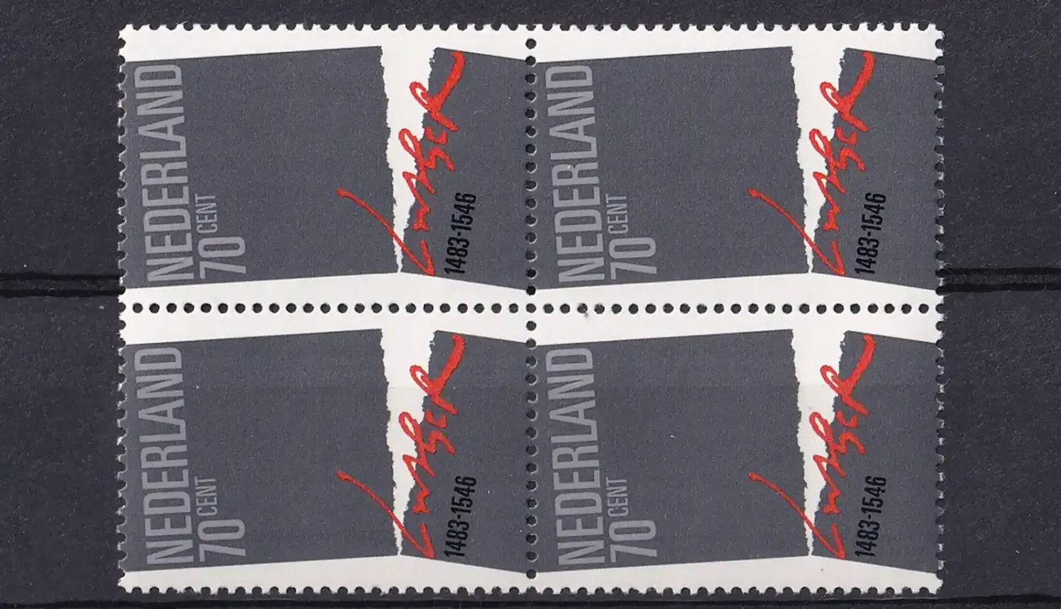 Netherlands 1983 The 500th Anniv of the Birth of Martin Luther, 1483-1546. MNH(**) Netherlands 1983 The 500th Anniv of the Birth of Martin Luther, 1483-1546. MNH(**)