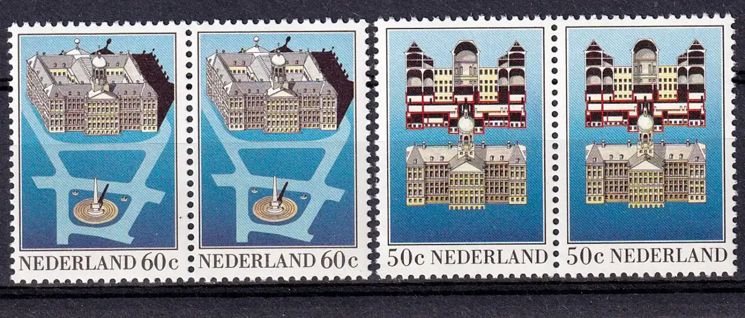 Netherlands 1982 The Royal Palace in Amsterdam. MNH(**) Netherlands 1982 The Royal Palace in Amsterdam. MNH(**)