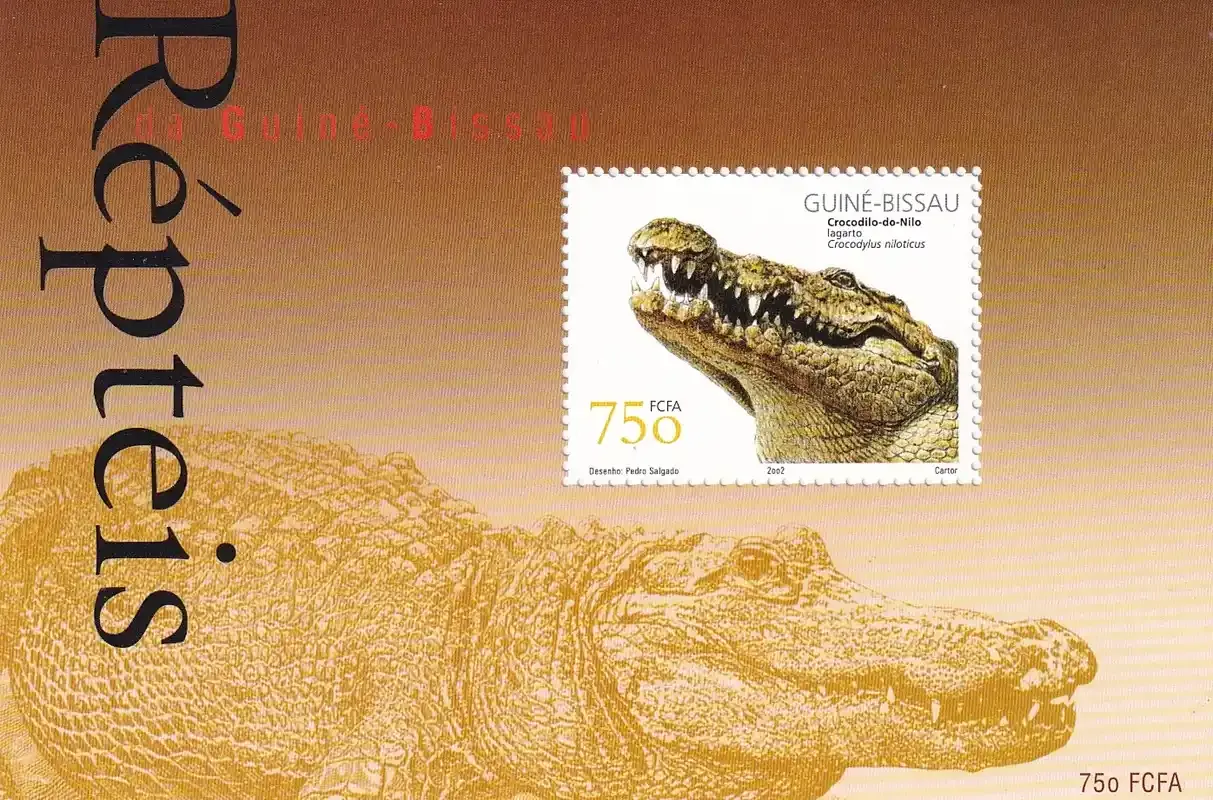 Guinea-Bissau 2002 Reptiles. (ss/v1)-MNH (**) Guinea-Bissau 2002 Reptiles. (ss/v1)-MNH (**)