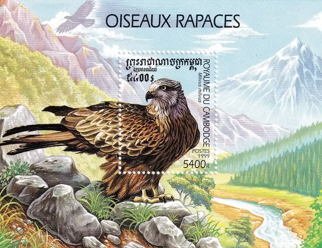 Cambodia 1999 Birds of Prey. (ss/v1)-MNH(**)