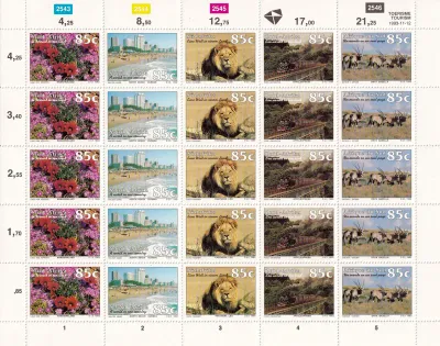 South Africa 1993 Tourism (ss/25v)-MNH(**) South Africa 1993 Tourism (ss/25v)-MNH(**)