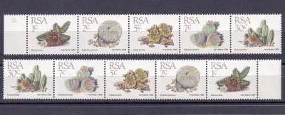 South Africa 1988 Succulents (Booklet panes)-MNH(**) South Africa 1988 Succulents (Booklet panes)-MNH(**)
