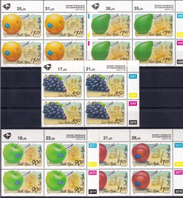 South Africa 1994 Export Fruits (C/Blocks)-MNH(**) South Africa 1994 Export Fruits (C/Blocks)-MNH(**)