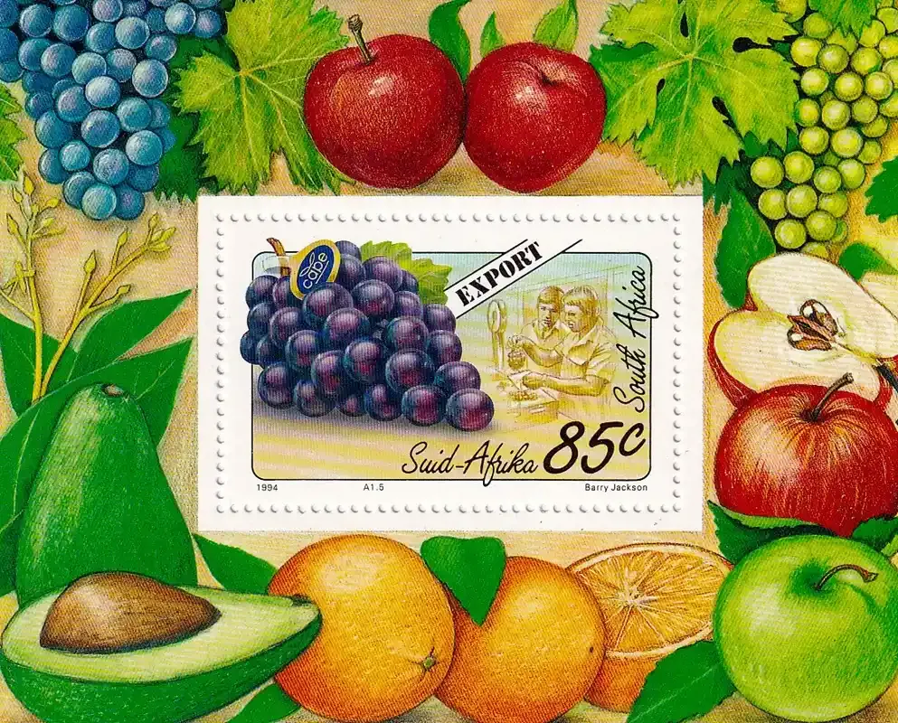 South Africa 1994 Export Fruits (ss/1v)-MNH(**) South Africa 1994 Export Fruits (ss/1v)-MNH(**)