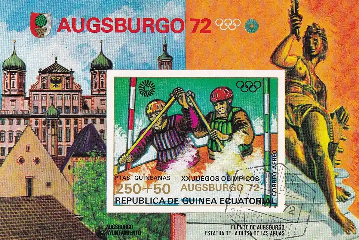 Equatorial Guinea 1972 Airmail - Olympic Games - Munich, Germany. (SS/1v). CTO, NH(**) Equatorial Guinea 1972 Airmail - Olympic Games - Munich, Germany. (SS/1v). CTO, NH(**)