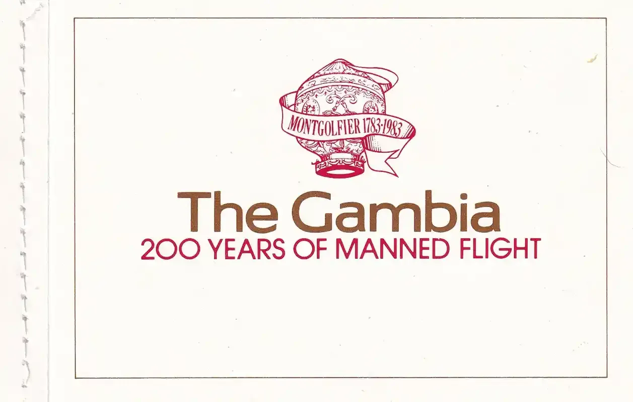 Gambia 1983 Booklet - 200 Years of Manned Flight. Airplane, Space. MNH(**) Gambia 1983 Booklet - 200 Years of Manned Flight. Airplane, Space. MNH(**)