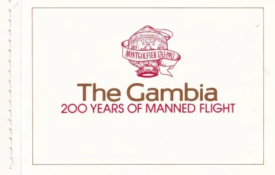 Gambia 1983 Booklet - 200 Years of Manned Flight. Airplane, Space. MNH(**) Gambia 1983 Booklet - 200 Years of Manned Flight. Airplane, Space. MNH(**)