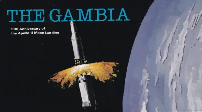 Gambia 1979 10th anniversary of the Apollo 11 moon landing. MNH(**) Gambia 1979 10th anniversary of the Apollo 11 moon landing. MNH(**)