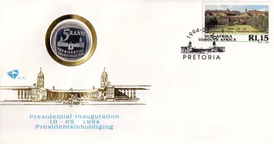 South Africa 1994 Inauguration of President Nelson Mandela FDC South Africa 1994 Inauguration of President Nelson Mandela FDC