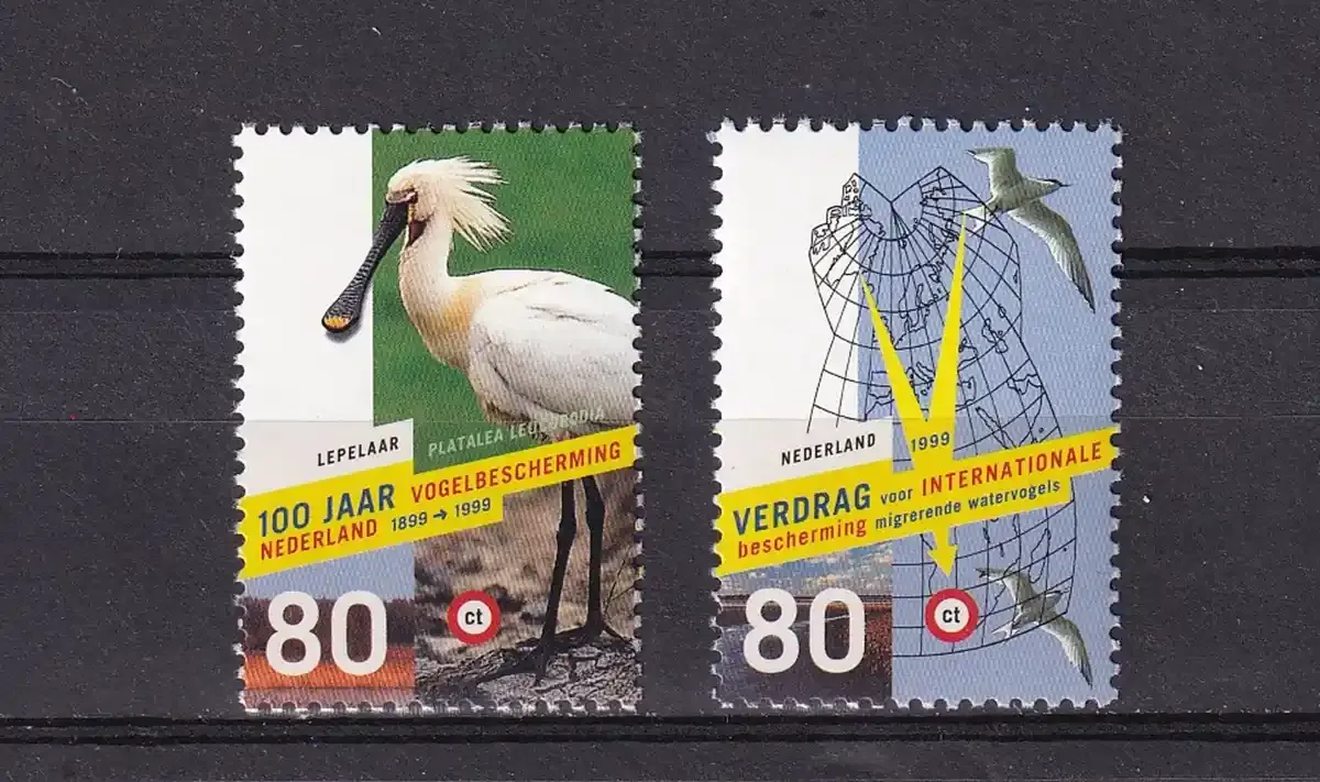 Netherlands 1999 Birds - Nature Preservation (2v) MNH(**) Netherlands 1999 Birds - Nature Preservation (2v) MNH(**)