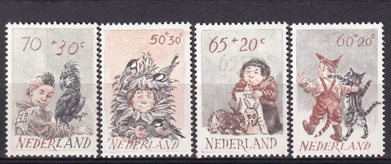 Netherlands 1982 Child Care (4v) MNH(**)